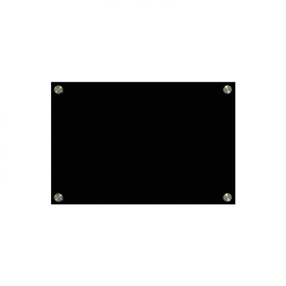 Akrylskilt i svart 30 cm x 20 cm - Flexbox